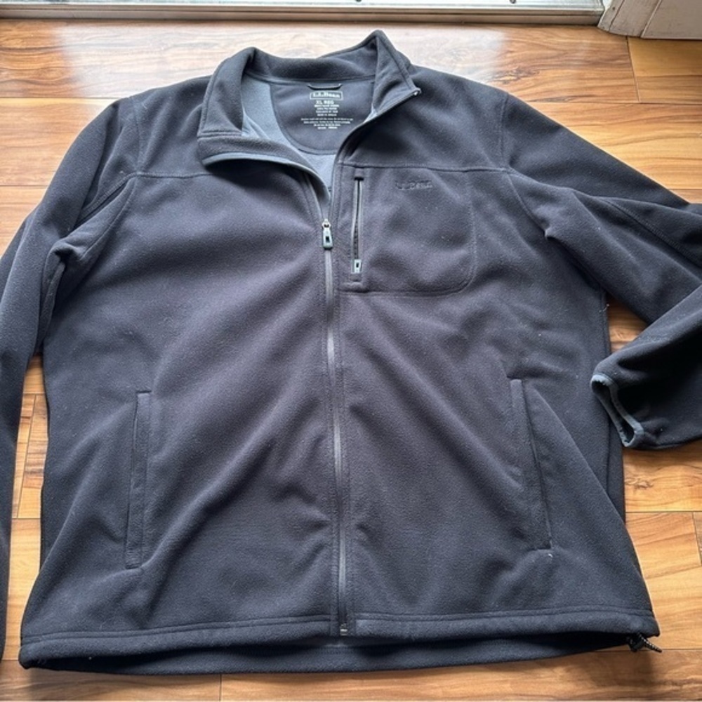 LL bean men fleece jacket XL